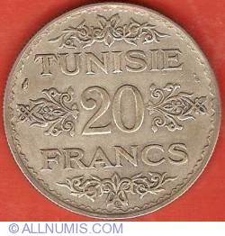 Image #1 of 20 Francs 1934 (AH1353)