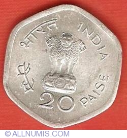 Image #1 of 20 Paise 1982 (H) - FAO
