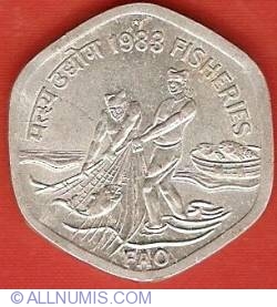 Image #2 of 20 Paise 1983 (H) - FAO