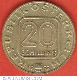 20 Schilling 1992 - Georgenberger Treaty