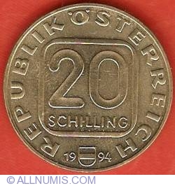 Image #1 of 20 Schilling 1994 - Vienna Mint