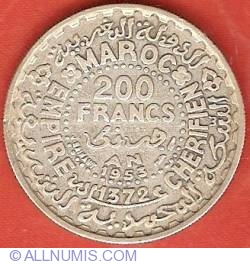Image #1 of 200 Francs 1953 (AH1372)