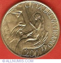 Image #2 of 200 Lire 1988 (X)