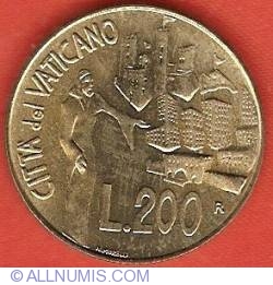 Image #2 of 200 Lire 1991 (XIII)