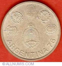 Image #1 of 2000 Pesos 1977 - World Soccer Championships