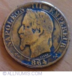 10 Centimes 1864 K