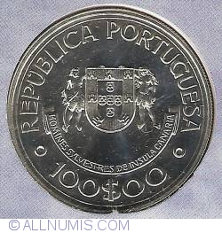 Image #1 of 100 Escudos 1989 - Canary Islands