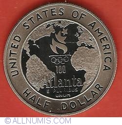 Image #2 of Half Dollar 1995 S - Jocurile Olimpice de la Atlanta 1996 - Baschet