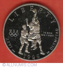 Half Dollar 1995 S - Jocurile Olimpice de la Atlanta 1996 - Baschet