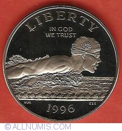 Image #1 of Half Dollar 1996 S - Jocurile Olimpice de la Atlanta 1996 - Inot