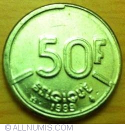 50 Franci 1989 (belgique)