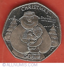 50 Pence 2014 - Crăciun