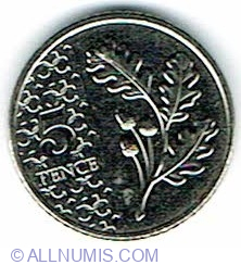 Image #2 of 5 Pence 2023 - Oak Sprig