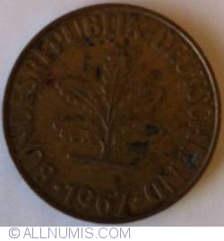 Image #2 of 10 Pfennig 1967 G