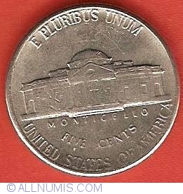 1996 P Uncirculated Jefferson 5 cent