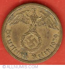 Image #2 of 10 Reichspfennig 1939 A