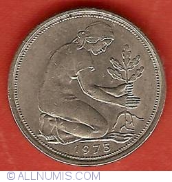 Image #2 of 50 Pfennig 1975 F