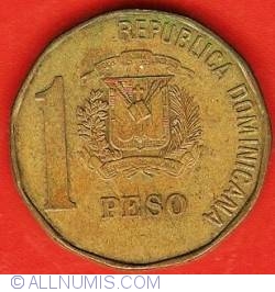 1 Peso 1992 - DUARTE below bust