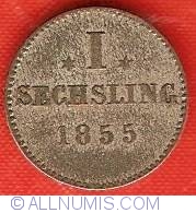 Image #2 of 1 Sechsling 1855