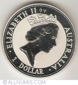 1 Dolar 1992 - Kookaburra