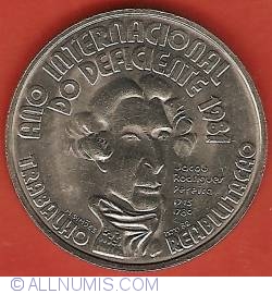 Image #2 of 100 Escudos 1981 - International Year of the Disabled
