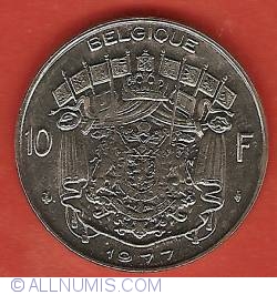 Image #2 of 10 Francs 1977 (belgique)