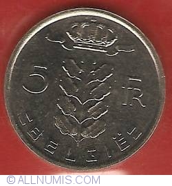 Image #1 of 5 Francs 1980 (belgië)