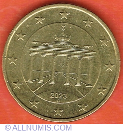 Image #2 of 50 Euro Cent 2023 G