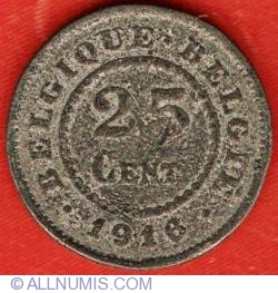 25 Centimes 1916
