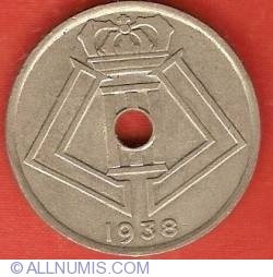 25 Centimes 1938 (Dutch)