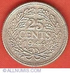Image #2 of 25 Cents 1944 P