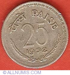 Image #2 of 25 Paise 1972 (C)