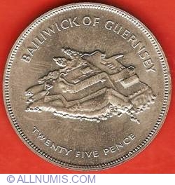 Image #2 of 25 Pence 1977 - Silver Jubilee