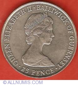 Image #1 of 25 Pence 1981 - Wedding of Prince Charles and Lady Diana