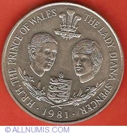 25 Pence 1981 - Wedding of Prince Charles and Lady Diana