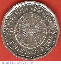 25 Pesos 1965