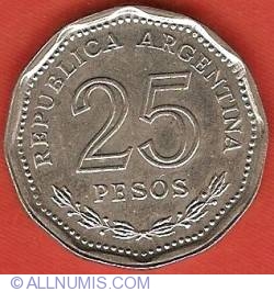 Image #1 of 25 Pesos 1968 - Domingo Faustino Sarmiento