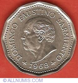 Image #2 of 25 Pesos 1968 - Domingo Faustino Sarmiento