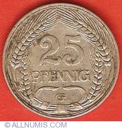 Image #1 of 25 Pfennig 1911 G