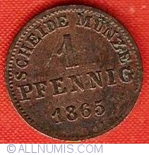 Image #2 of 1 Pfennig 1865