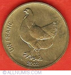 Image #2 of 1 Franc 2002