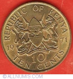 Image #1 of 10 Cents 1971