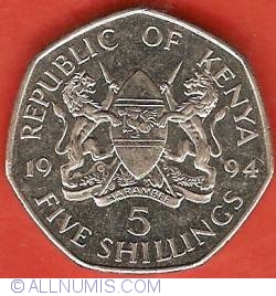 Image #1 of 5 Shillings 1994