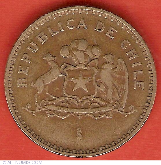 100 Pesos 1993 1981 2000 Issue 100 Pesos Chile Coin 22061