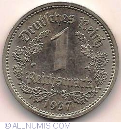 Image #1 of 1 Reichsmark 1937 G