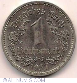 1 Reichsmark 1937 J