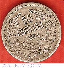 Image #1 of 50 Stotinki 1891