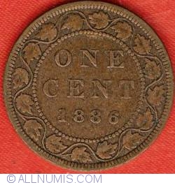 Image #2 of 1 Cent 1886