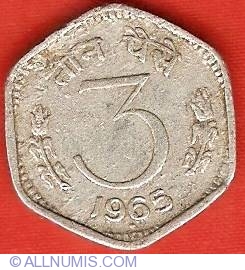 Image #2 of 3 Paise 1965 (B)