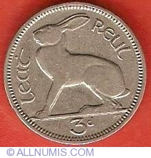 3 Pence 1928, Irish Free State (1922-1937) - Ireland - Coin - 12870